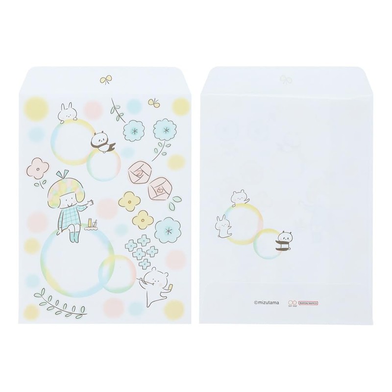 Sunstar Stationery S8907064 Mizutama Envelope, Bubble Pattern