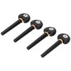 4Pcs Cello Pegs String Tuning Hand Carved Ebony Wood Musical