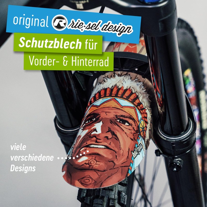 Riesel Design® 1 x Mudguard Kol:OSS XL MTB Mudguard with