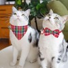 STMK 3 Pack Christmas Cat Collars with Bell, Breakaway Christmas