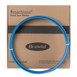 Imachinist S115121812 M42 115-1/2" (115.5 Inch) x 1" x 0.035" x 8/12 TPI M42 Bi-Metal Bandsaw Blades for Cutting Metal, Variable Teeth