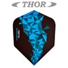 THOR-DARTS®™ Exclusiv-Line: 150 Micron F2 Darts Flights HD-280 Black Dart