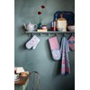 Pip Studio Oven Glove Flower Festival Blue 29 x 15