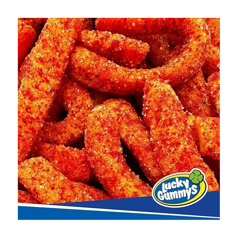 Lucky Gummys Mangusano Gomitas de Mango Enchilado 1kg