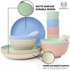 Wheat Straw Dinnerware Sets, 20 PCS Dishes Dinnerware Set Microwave