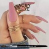Acry Love Pincel Gallant #08 Kolinsky, Para Uñas Acrílicas, Acry