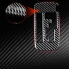 Car Interior Decoration Accessories Center Shift Carbon Fiber Trim Sticker