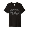 Minimal Line Degu Infinity Symbol Premium T-Shirt