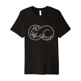Minimal Line Degu Infinity Symbol Premium T-Shirt