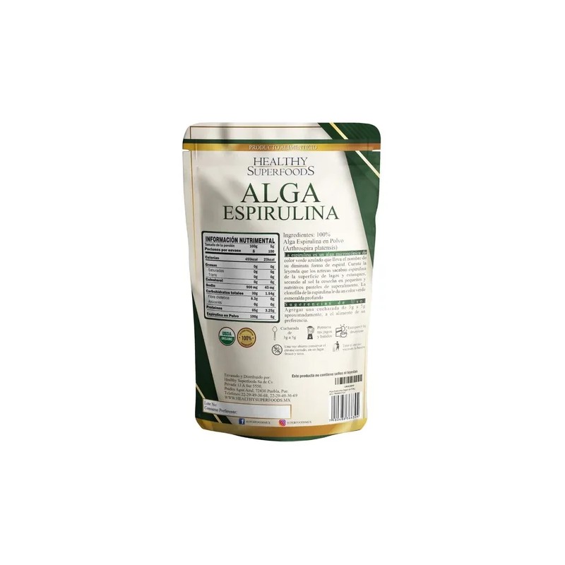 Alga Espirulina Orgánica 500g
