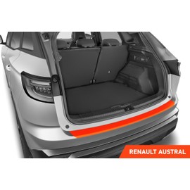 Luxshield Car Bumper Protector Set for Renault Austral I 2022-2025 - Rear Bumper guards for cars, anti scratch, Paint Protector For Sill Lip - Carbon Black