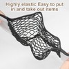 Mesh Cargo Net Car Universal Trunk Storage, Stretchable Plastic Trash