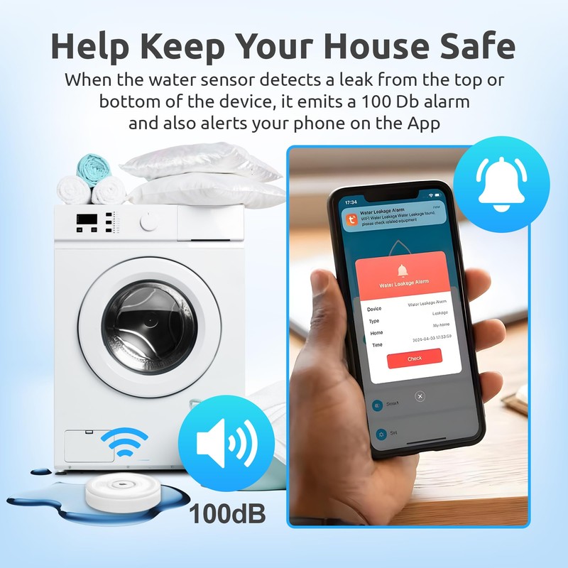 Drip Defender Pro Water Sensor | Wi-Fi Water Leak Detector