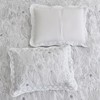 CHIXIN Botanical Oversized Bedspread King Size - Leaves Pattern Stitching