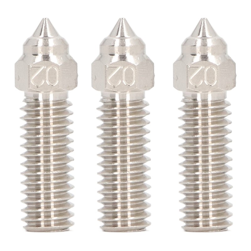 3 Pcs 0.4mm Nozzle M6 Thread High Thermal Conductivity Cr