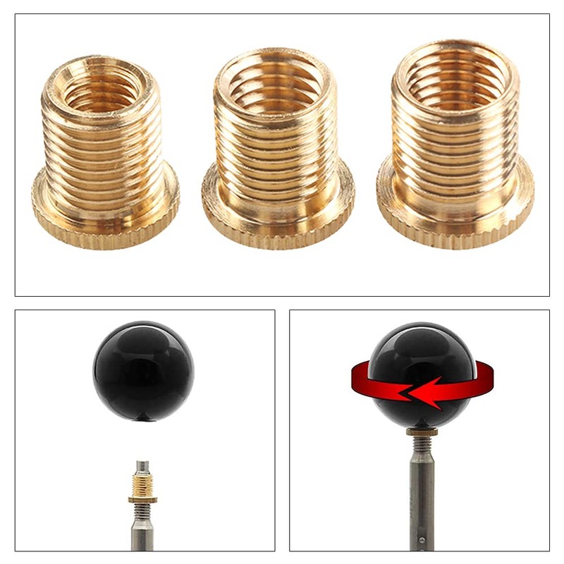 6-Piece Shift Knob Adapter Universal Car Shift Replacement Screws Shift