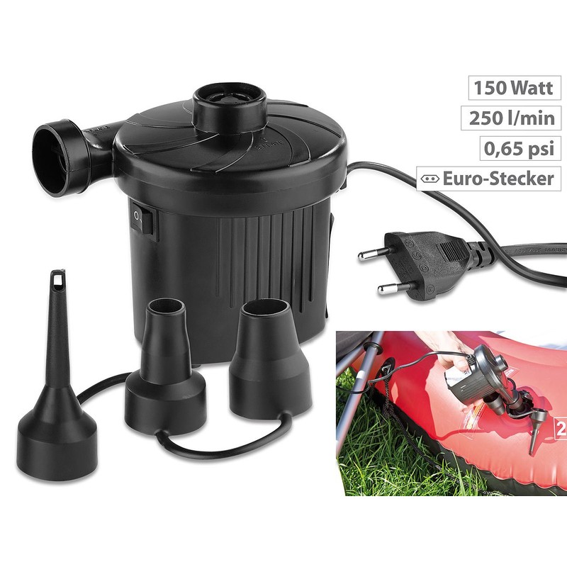 AGT Electric Pump: Electric Fast Air Pump with 3 Attachments