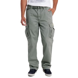 UNIONBAY mens Survivor Iv Relaxed Fit Cargo - Reg and Big Tall Sizes Casual Pants, Leaf, 36W x 32L US