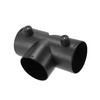 VekAuto 75mm Car Heater Warm 3 Way Elbow Pipe T