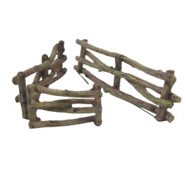 TG,LLC Treasure Gurus Miniature Wooden Fence Mini iFairy Gnome Garden Dollhouse Landscape Decor Accessory