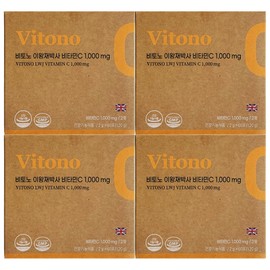 Bitono Vitono Dr. Wangjae Lee Vitamin C 1000mg 2g x 60 packs 4 / 비토노 이왕재 박사 비타민C 1000mg 2g x 60포 4개