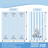 100 Pcs Seashell Christmas Tree Guest Napkins Watercolor Summer Stripe