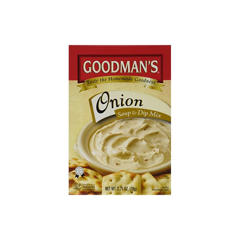 Goodman's Onion Soup & Dip Mix, 2.75-ounce Pouch (Pack of