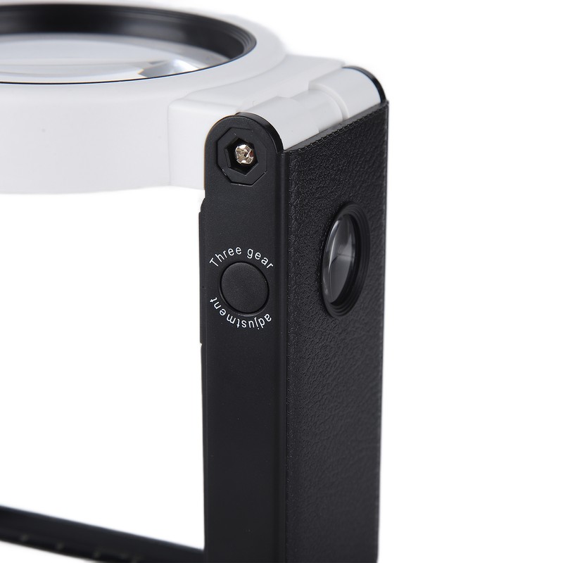 TH‑7018A Multifunctional Magnifier with LED Light Handheld Foldable Magnifying Glass