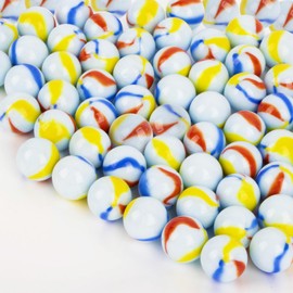 MAQIHAN 78pcs Glass Marbles - Marbles for Kids Marbles Bulk Marble Collection Cat Eye Marbles 16mm Marbles Ball for Marble Game Marble Decorations Chinese Checkers