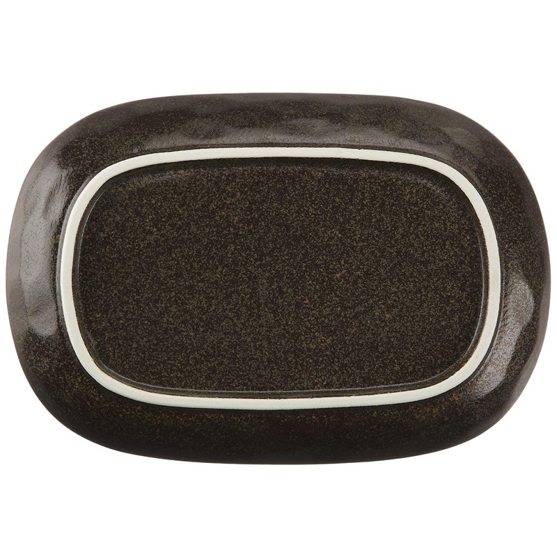 Kanese G-012 Healthy Oil Drainer Plate, Black