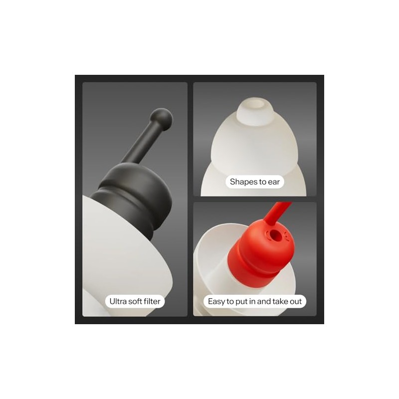 Alpine MotoSafe Duo - Premium Motorcycle Ear Plugs for Wind