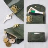 AURAMU MARGOT LUIGI Key Case, Italian, Leather, Coin Purse, Genuine