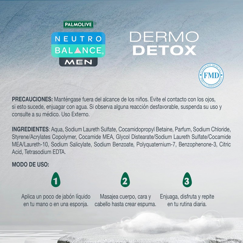 Palmolive Neutro Balance Jabón Liquido Corporal Dermoditox 400 ML