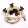 AIMALL Adjustable Cotton Rope Dog Training Bell, Durable Hand Knitted