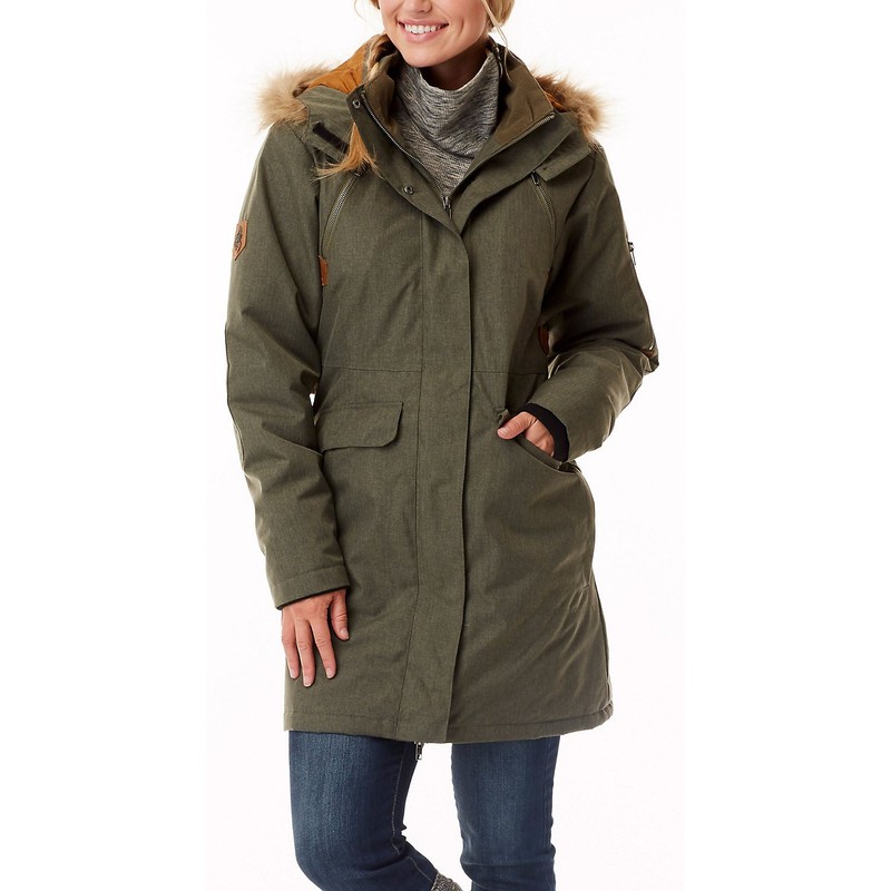 Legendary Whitetails Women's Anchorage Parka, Army, X-Small
