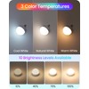 GOEBLESON Rechargeable Light Bulbs with Remote Control, 2 Pack E12