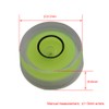 Yibuy 12x6mm Green Spirit Bubble Level Turntable Surface Leveler Measuring