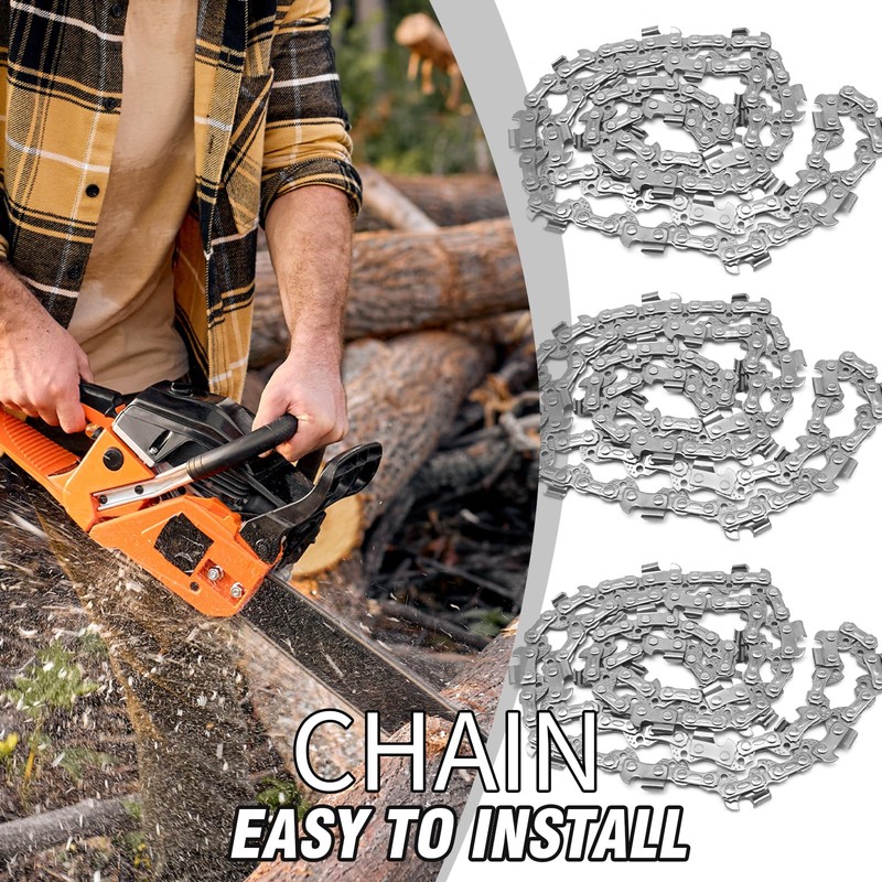 Hoypeyfiy 2 Pcs 14" 3/8” Pitch 52 Driver Link Chainsaw