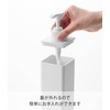 Yamazaki 1538 Soap Dispenser, Shampoo White, W 2.8 x D