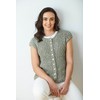 King Cole 6377 Knitting Pattern Ladies Chunky Easy Knit Sweater