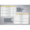 Sigel L2604 Weekly Planner 2026 A5, Hard Cover, Light Grey/Yellow,