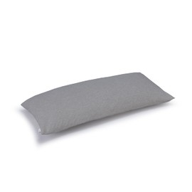 Tempur 73009234 Pillow Cover Gray Smooth Pillowcase Approx. 35.4 x 15.7 inches (90 x 40 cm), Smooth, Antibacterial, Deodorizing, Stretchable Pillow Cover