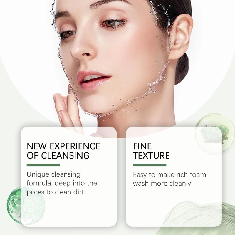 Pore-Clearing Green Tomato Clay Mask with Extract. Deep Cleanses, Dries