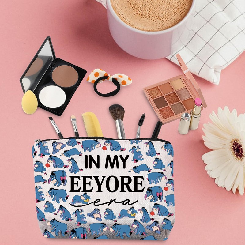 Eeyore Merch Donkey Gift Cartoon Donkey Makeup Bag for Donkey