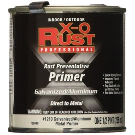 True Value 1210-HP X-O Rust Waterborne Galvanized and Aluminum Primer, 1/2-Pint
