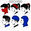 VCZUIUC Headwear Bandana Head Wrap Face Scarf Mask Neck Warmer