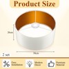 Weewooday 2 Pack Beige Lampshade for Ceiling 12" Modern Golden