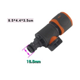 URPIZY 2PACK Quick Release in Line Shut Off Valve,Garden Hose Pipe in Line Tap Shut Off Valve Fitting Connect Adaptor Tool Gadget