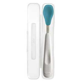 OXO Tot On The Go Feeding Spoon with Travel Case (Aqua)
