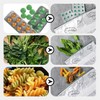 Bolsas Reutilizables de Aluminio con Cremallera,Base Ancha y Etiqueta –